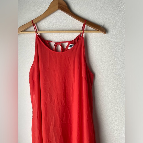 Flowy red high-low dress - Picture 4 of 7